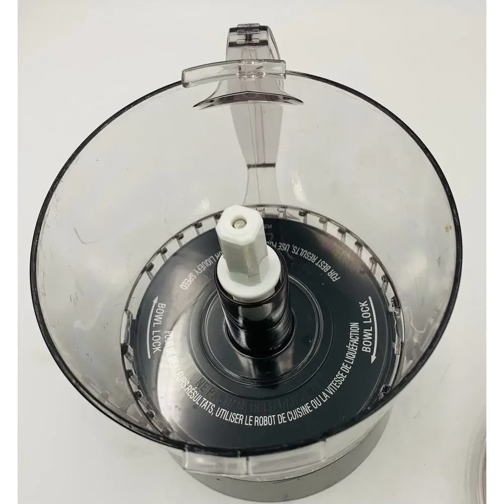 Cuisinart AFP-7 Smart Power Duet Food Processor Used Color Black W/Blade